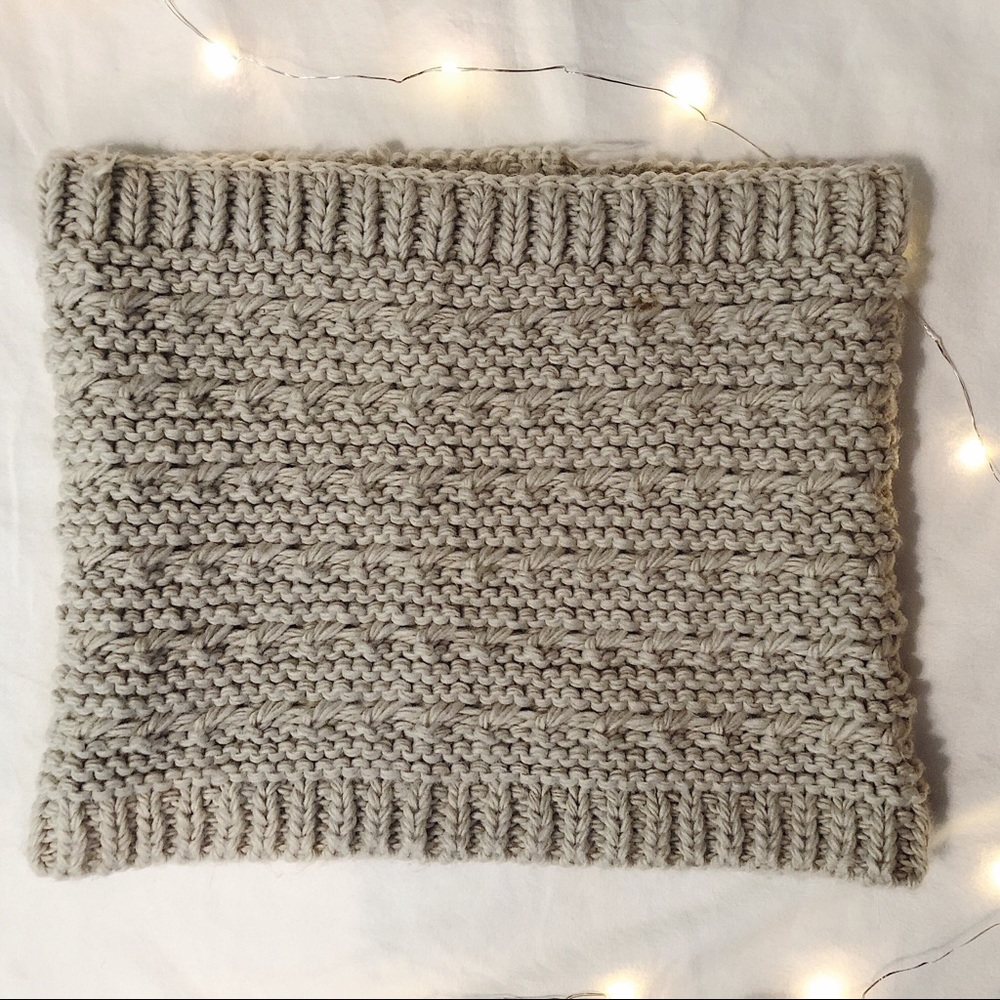 Knit Infinity Scarf - Picture 2 of 3
